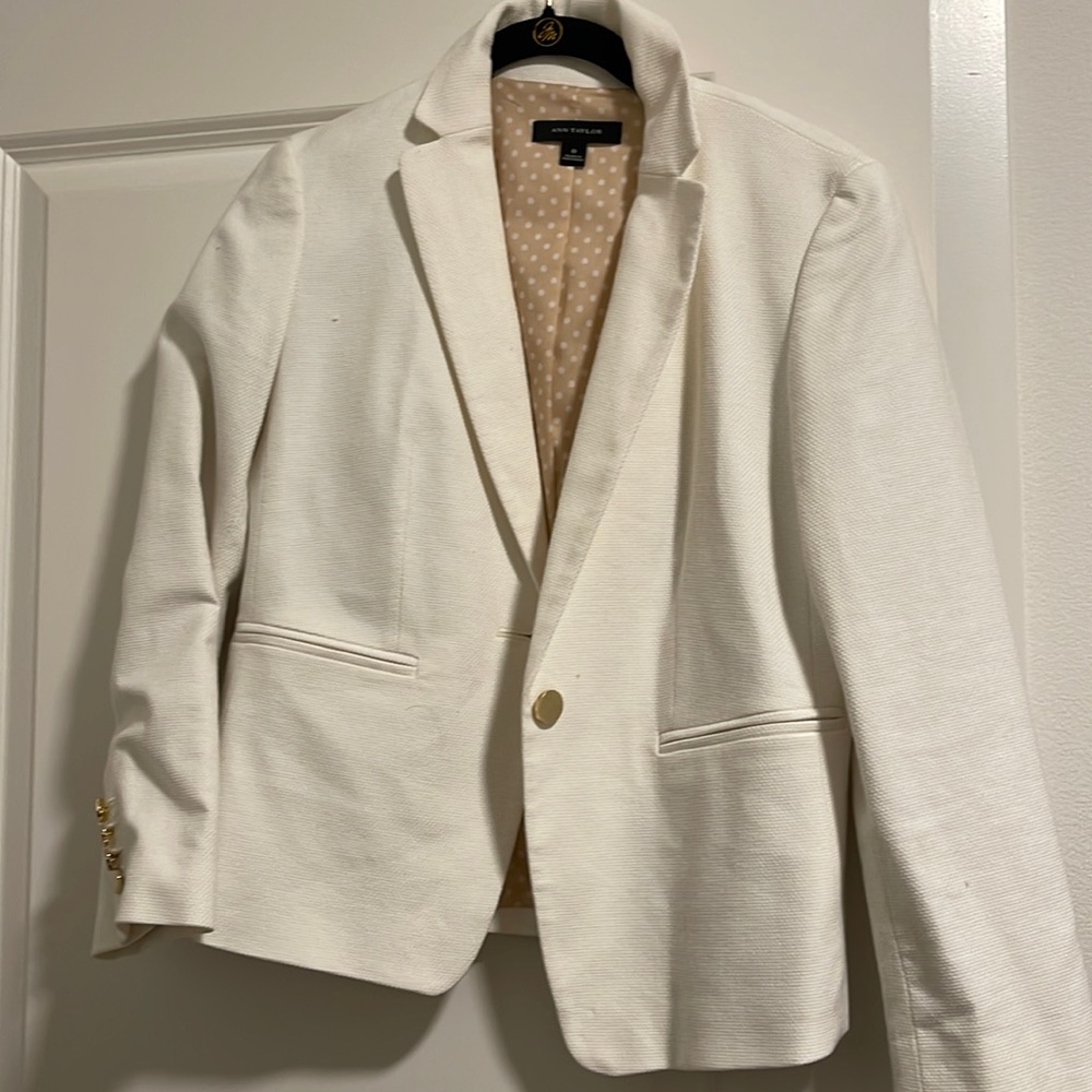 White blazer